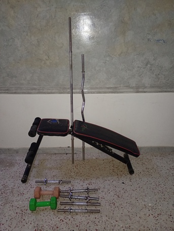 Al Iskan, Sporting Goods, SAR 1,  Dumbbell, Cross Bar,  Street Bar, Bench, Iron Plate