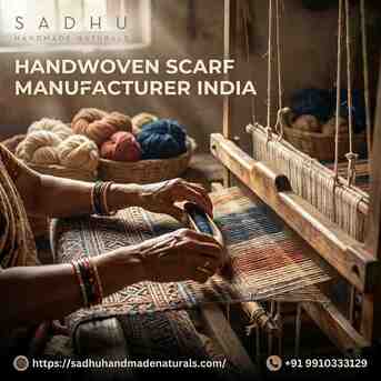 New Delhi, Clothing & Accessories, Trusted Handwoven Scarves Manufacturer In India For Export