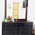 SAR 430,  Wardrobe + Bed Mattress + Dressing Table Available In Good Condition.