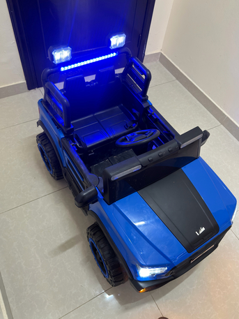 Al Malaz, Toys & Games, SAR 375,  New Big Size Kids Electric Jeep CAR, Remote, Music & LED Lights ,Only 28 Days Used!