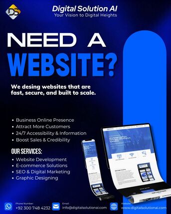 Islamabad, Marketing, Build A Professional Website That Grows Your Business