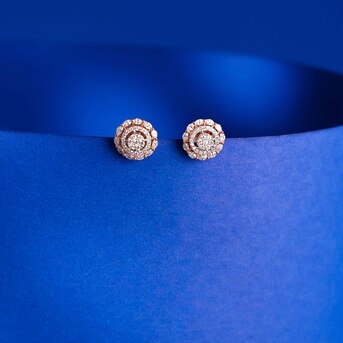 Mumbai, Jewelry, INR 107603,  Diamond Stud Earrings For Women | GIA Certified | BAJ