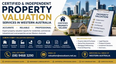 Perth, Real Estate, Certified Property Valuation Services In Western Australia