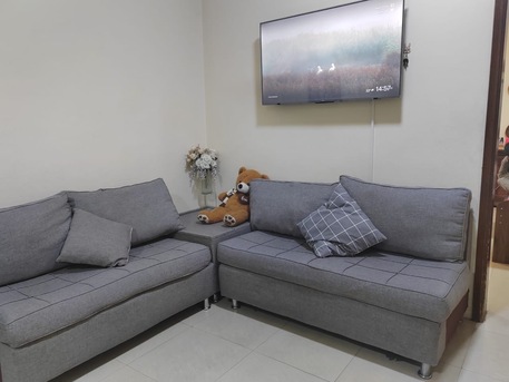 Al Jubail Al Balad, Furniture, SAR 350,  L Shape Sofa , Baby Car Seat/carrier & Surgical Walker And Baby Cot