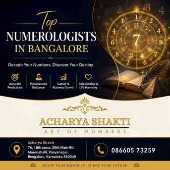 Bangalore, Items Wanted, Top Numerologists In Bangalore For Spiritual Healing & Success