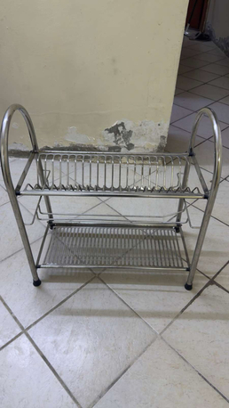 Manfouha, Furniture, SAR 99,  Used Side Table,Mirror & Vessel Stand For Sale &ndash; Good Condition
