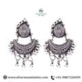 INR 50000,  Traditional Sterling Silver Kundan Earring Crafted With Perfection