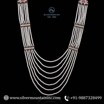 Jaipur, Jewelry, INR 50000,  Traditional Sterling Silver Kundan Earring Crafted With Perfection