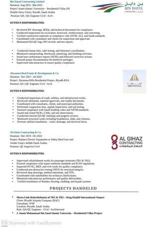 Dammam, Job Seekers, QAQC ENGINEER CIVIL