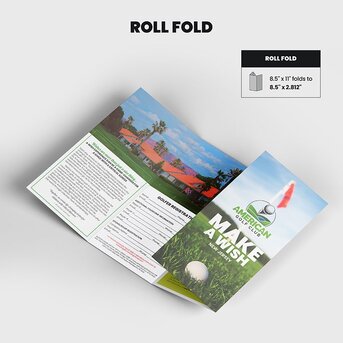 Los Angeles, Printing, Order Roll Fold Brochure From PrintMagic