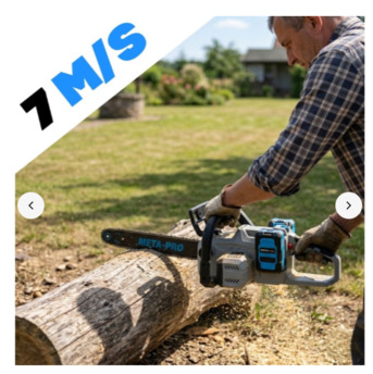 Warsaw, Farm & Garden, PLN 655,  BRUSHLESS BATTERY CHAINSAW 16" 1000W 2x4Ah
