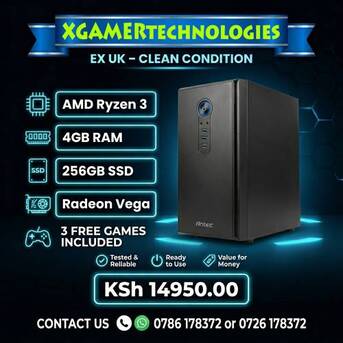 Nairobi, Computers, KES 14950,  Refreshed AMD Ryzen 3, 4GB RAM Computer Desktop