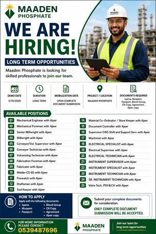 Jubail, Jobs, Top Urgent Hiring