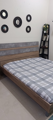 Jubail, Furniture, SAR 550,  King Size Bed (180cmx200cm) In Good Condition, Brand: Home Box