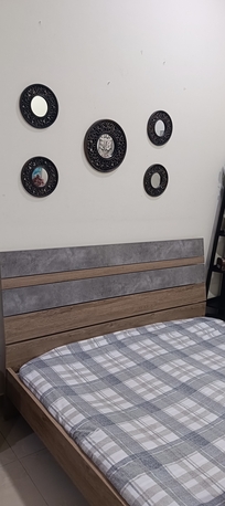 Jubail, Furniture, SAR 550,  King Size Bed (180cmx200cm) In Good Condition, Brand: Home Box