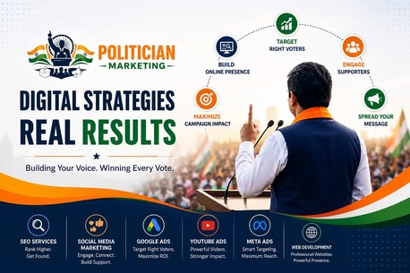Jaipur, Marketing, High-Performance SEO Services For Politicians To Boost Online Visibility