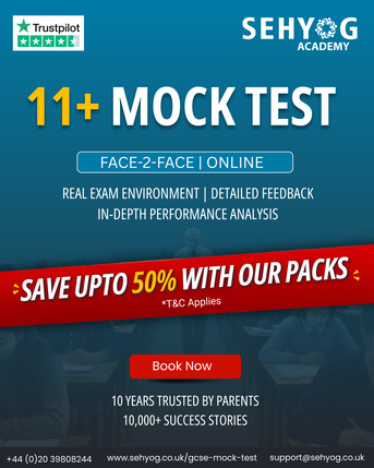 London, Lessons Offered, GCSE & 11+ Crash Courses, Mock Tests & Free Expert Support
