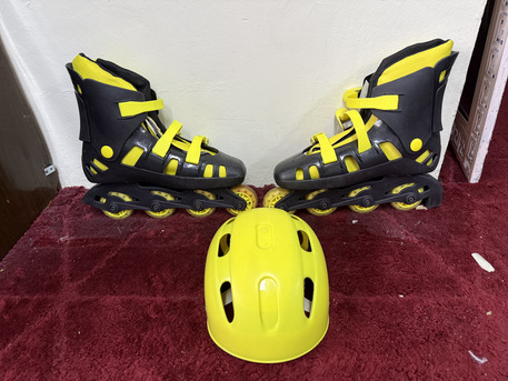 Madinah, Toys & Games, SAR 115,  SAR 115, Skating Shoe - Size 43 (Yellow Blend) Helmet Gear Included