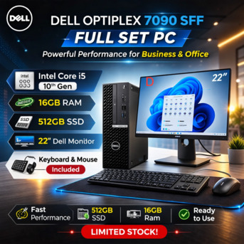 Hoora, Computers, BHD 35,  Dell OptiPlex 3080MT 10 Th Generation Fullset PC 110 BD