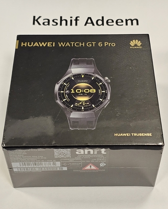 Riyadh, Watches, SAR 1050,  HUAWEI WATCH GT 6 PRO BLACK (SEALED PACK)