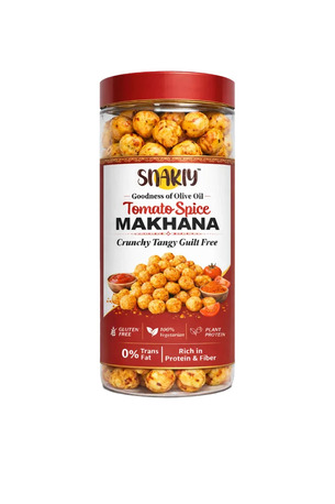 Mumbai, Food, INR 230,  Snakiy Tomato Spice Makhana Healthy Crunchy Snack
