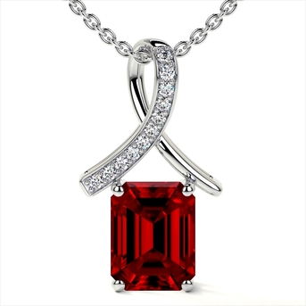 New York, Jewelry, USD 3404,  Elegant Spinel Pendant For Modern Style