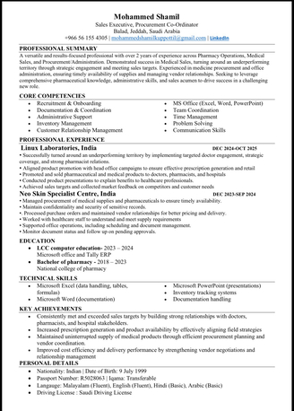 Jeddah, Job Seekers, Sales Executive