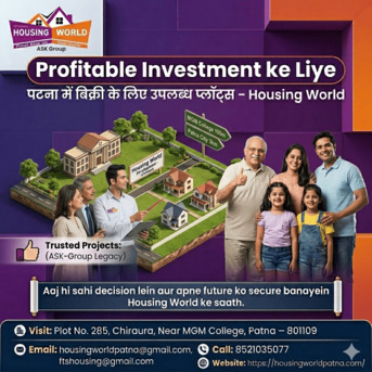 Mumbai, Residential Plots, INR 3000000,  Patna Me Sabse Sasta Jamin Wo V Prime Location Par &ndash; Housing World