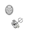 USD 2605,  GemsNY IGI Certified Lab Diamond Earrings | Oval Shape 3cts