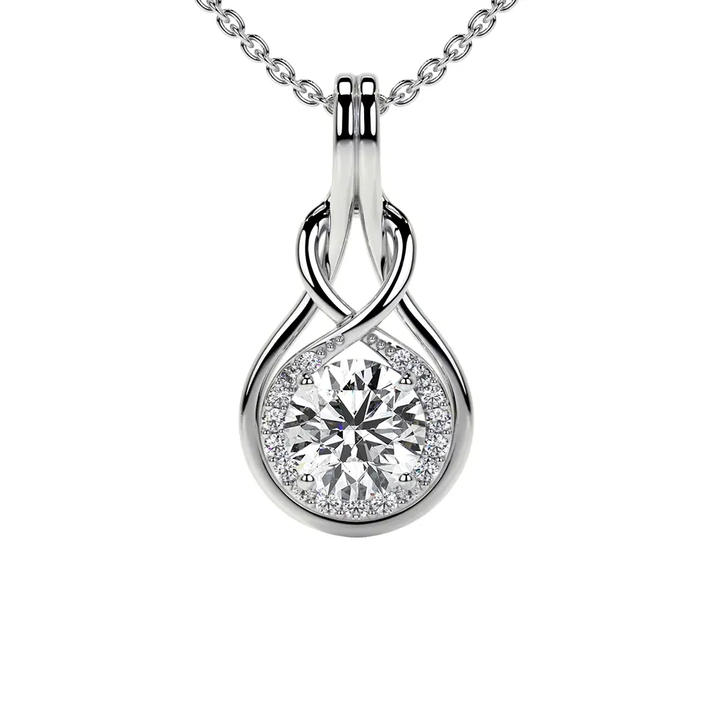New York, Jewelry, USD 1649,  GemsNY IGI Certified Lab Diamond Pendant | Round Shape 1.86cttw