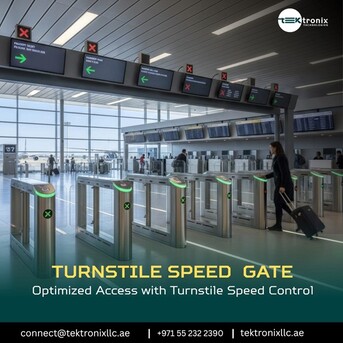 Dubai, Computer, Smart Turnstile Speed Gates - The Future Of UAE Event Security