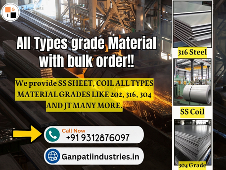 New Delhi, Materials, INR 131,  Stainless Steel Sheet & Coil Dealer L Manufacturer In Delhi