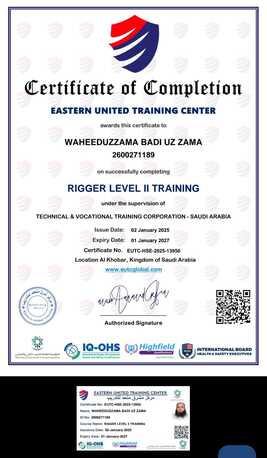 Dammam, Job Seekers, Senior HSE /Trainer/Supervisor (20+ Years) Immediate Joining | Valid Transferable Iqama