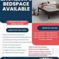 SAR 400/month,  0 Sq. Meter,  BED SPACE AVAILABLE FOR BATCHELORS IN MONTHELY BASIS  @ OPPOSITE TO Al MALAZ METRO STATION