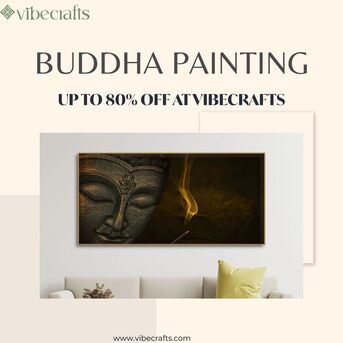 Noida, Household Items, INR 2600,  Premium Buddha Painting For Elegant Home D&eacute;cor
