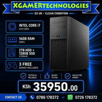 Nairobi, Electronics, KES 35950,  Refreshed Core I7 16GB RAM Dell Precision Desktop PC