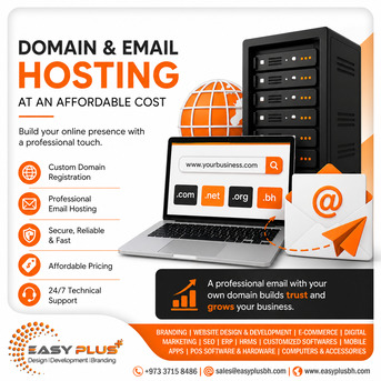 Manama, Graphic Design, Get Reliable Domain Registration & Professional Email Hosting