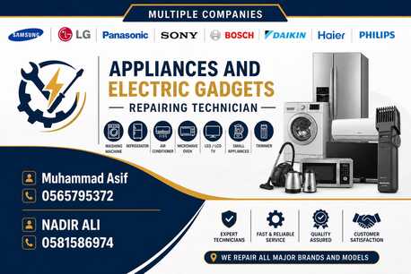 Dammam, Job Seekers, Looking For Work Split Ac Washing Machine And Kitchen Appliance Repair And Service