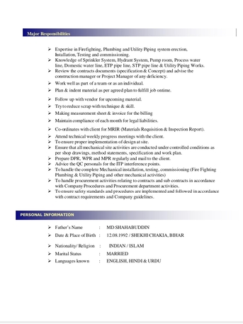 Jubail, Job Seekers, Mechanical Engineer