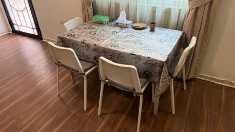 Riyadh, Furniture, SAR 700,  Furniture In Good Condition: Sofa (3+2), Centre Table, Side Tables And Dining Set