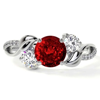 New York, Jewelry, USD 4095,  AAAA Quality Ruby Rings For Women With Diamonds