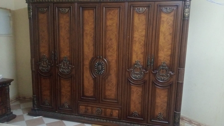 Hofuf, Furniture, SAR 350,  Clean And Good Condition Dressing Table Cot Wardrobe And Side Table