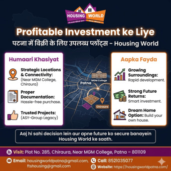 Mumbai, Residential Plots, INR 3000000,  पटना में बिक्री का जमीन Clear Documentation Ke Sath &ndash; Housing World