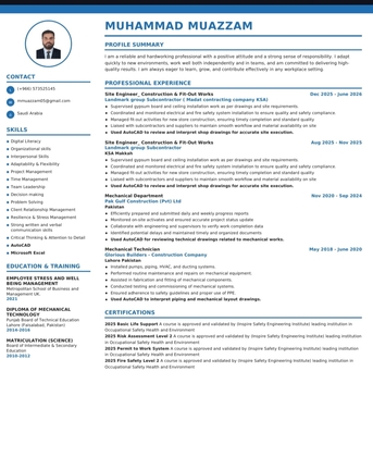 Dammam, Job Seekers, Site Engineer Fitout Supervisor Construction