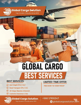 Riyadh, Cargo, Offering Competitive Rates For Both Air & Sea Freight■ Depending On The Client ◇0576809069