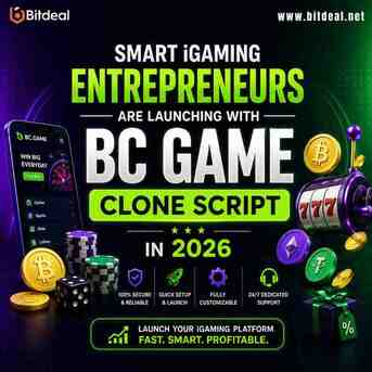 Dubai, Business, Smart IGaming Entrepreneurs Are Launching With BC Game Clone Script In 2026