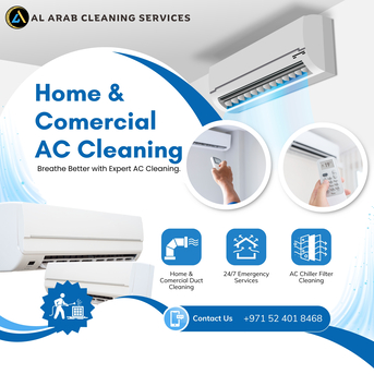 Dubai, Air Conditioning, AC Duct & Chiller Filter Cleaning Service