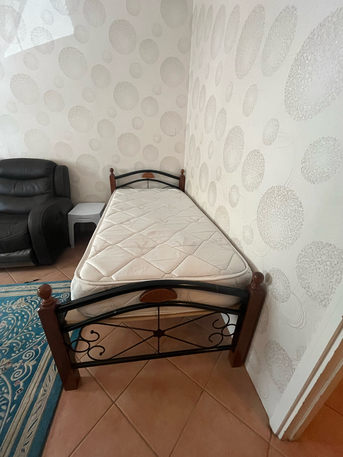 Riyadh, Furniture, SAR 500,  3 Single Cots/bed With Expesive Jumbo Matress Less Used