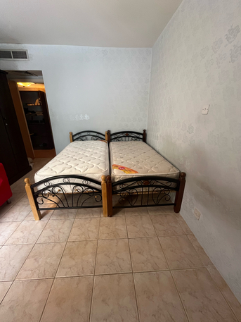 Riyadh, Furniture, SAR 500,  3 Single Cots/bed With Expesive Jumbo Matress Less Used