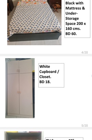 Adliya, Household Items, BHD 1,  Household Items For Sale In Excellent Condition With Reduced Price.